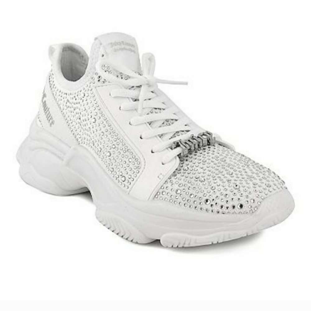 Juicy Couture White Jewel Sneakers
